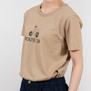 《1》【KEYMEMORY 鎌倉】ルート134イラストTシャツ BEIGE