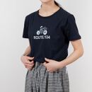 《0》【KEYMEMORY 鎌倉】ルート134イラストTシャツ NAVY