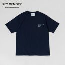《1》【KEYMEMORY 鎌倉】ヘビーコットンTシャツ NAVY