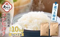 【玄米】【令和5年産新米】特別栽培米 コシヒカリ 10kg  ※2023年9月下旬以降順次発送