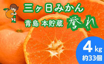 三ヶ日みかん　本貯蔵青島みかん「誉れ」【2027年3月以降順次発送】