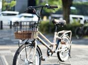 完成品でお届け！シティサイクル シマノ 外装6段変速 20インチ SHIMANO 自転車　ファインバイク カフェミニ  FINEBIKES（FBCM206R）【マットグリーン】