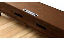 【開梱設置】高野木工&nbsp;LECCE&nbsp;レッチェ&nbsp;200TVボード&nbsp;ウォルナット&nbsp;&nbsp;(黒ガラス)&nbsp;【10年保証】