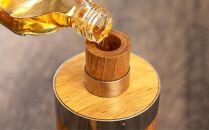 ミズナラボトル Φ8cm×23cm 200ml推奨 蒸留酒用 木製ボトル