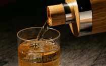 ミズナラボトル Φ8cm×23cm 200ml推奨 蒸留酒用 木製ボトル