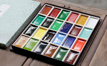 【上羽絵惣】顔彩24色セット［&nbsp;京都&nbsp;日本画用絵具専門&nbsp;絵具&nbsp;絵&nbsp;絵画&nbsp;画材&nbsp;プロ仕様&nbsp;人気&nbsp;おすすめ&nbsp;お取り寄せ&nbsp;通販&nbsp;送料無料&nbsp;ふるさと納税&nbsp;］