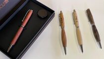 木軸ペンが自分で作れます！工房で木製ペン作り体験【2pice シャープペンシル 0.5mm ウォールナット上杢】大川木軸ペン MUKU屋