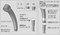 【日本製】シャワー用ナノバブル発生アダプター「コスモバブ」