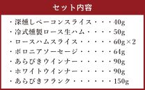 北海道産 豚肉使用！ 小樽工房 アソートセットA 7種 計604g