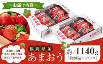 ふくおかエコ農産物認証!!&nbsp;あまおう&nbsp;約1140g&nbsp;約285g×4パック【&nbsp;いちご&nbsp;苺&nbsp;イチゴ&nbsp;フルーツ&nbsp;果物&nbsp;福岡県産&nbsp;あまおう&nbsp;大粒&nbsp;人気&nbsp;あまおう&nbsp;認証あまおう&nbsp;福岡県あまおう&nbsp;福岡県&nbsp;筑前町&nbsp;送料無料&nbsp;DG001】