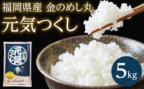 【令和7年度】福岡県産金のめし丸元気つくし　5kg(5kg×1袋)