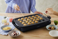 ☆リニューアル☆網焼き風ホットプレート（3枚プレート）&nbsp;APA-139-B&nbsp;ブラック