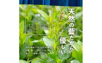 徳島伝統工芸　阿波藍染　扇子【藍の花】