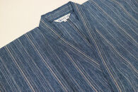 阿波しじら織&nbsp;甚平【柄No.75、サイズM】と巾着（大）セット