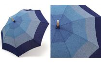 阿波しじら織　日傘と藍染ストールのセット
