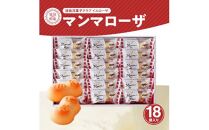 徳島洋菓子クラブイルローザ 徳島酪菓マンマローザ 18個入り