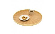 Round Rays Tray L　タモ ash