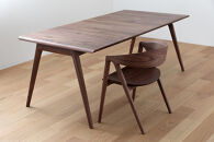 「イストク」HARPチェアウッドシート　ウォールナット