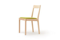 「イストク」POODLEサイドチェア　ホワイトアッシュ