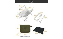 ＜2025年11月10日より順次発送＞DUCKNOT （ダックノット） 焚き火台 BST VOLT （稲妻Ver.） スパッタシートSET