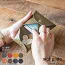 maf pinto (マフ ピント) ミニ財布 コンパクト ウォレット 小銭入れ ネイビー レザー 本革 日本製