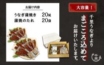 【大容量】鹿児島県産うなぎ　蒲焼き20尾