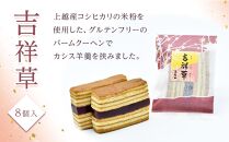 上越産コシヒカリの米粉を使用したお菓子と当店人気菓子の詰合せ（2種類　各8個）