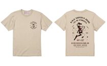 伊賀流忍者くのいちTシャツ サンドベージュ 男女兼用【Mサイズ】