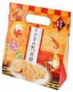 金澤兼六製菓　えびまめ花煎餅　手提げタイプ（1袋6枚入り×30袋）