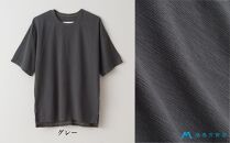 【YAMASHIRO】藤巻百貨店別注 綿100％フリーサイズTシャツ（京ちぢみ・ネイビー）