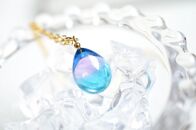【Soukore】ガラス・さくら咲く青空ネックレス
