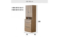 ダイニングボード&nbsp;キッチン収納&nbsp;カップボード&nbsp;キッチンラック&nbsp;扉収納&nbsp;調理器具収納&nbsp;家具&nbsp;おしゃれ