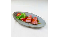 匠&nbsp;－TAKUMI－&nbsp;【信楽焼】楕円プレート（グレー）２枚セット　mu-005