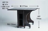 ≪大川の匠≫ テーブル　折りたたみ自由自在　