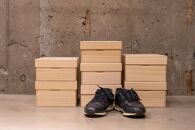 桐のシューケース　浅型