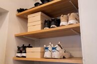 桐のシューケース　深型