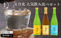 【玉乃光酒造】人気飲み比べセット720ml×3本｜京都&nbsp;老舗&nbsp;日本酒&nbsp;レビュー高評価&nbsp;人気セット&nbsp;[&nbsp;豪華飲み比べ&nbsp;純米大吟醸1本＋純米吟醸2本&nbsp;地酒&nbsp;ご当地&nbsp;お酒&nbsp;日本酒&nbsp;家飲み&nbsp;晩酌&nbsp;おすすめ&nbsp;ギフト&nbsp;プレゼント&nbsp;贈答&nbsp;セット&nbsp;お取り寄せ&nbsp;おいしい&nbsp;ふるさと納税&nbsp;］