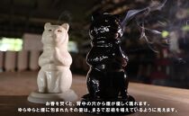 伊賀流忍法 癒しの術！猫忍者香炉【白】