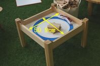 子供の秘密基地お片付けテーブル60(ひのき)