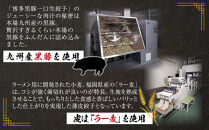 【200個!!】【福岡ブランド】博多黒豚一口生餃子 8パック小分　福岡県産ラー麦皮使用　創業40年以上福岡会社製造　【1週間以内に発送！】