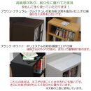 【ホワイト】ワゴン&nbsp;幅59.5&nbsp;奥行29.5cm&nbsp;キャスター付き