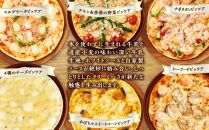 北海道 自家製ピザ6種(マルゲリータ、4種のチーズ、シーフード、ナポリタン、チキン＆季節の野菜、かぼちゃ＆スイートコーン)【 レンジ 温めるだけ 冷凍 冷凍食品 調理済み お手軽 簡単 調理 簡単調理 食卓 ランキング 冷凍食品 おうちごはん 八雲町 北海道 】