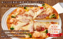 北海道 自家製ピザ6種(マルゲリータ、4種のチーズ、シーフード、ナポリタン、チキン＆季節の野菜、かぼちゃ＆スイートコーン)【 レンジ 温めるだけ 冷凍 冷凍食品 調理済み お手軽 簡単 調理 簡単調理 食卓 ランキング 冷凍食品 おうちごはん 八雲町 北海道 】
