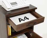 マホガニー天然木&nbsp;電話台