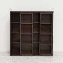 【ダークブラウン】深型スライドシェルフ
