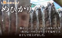 特大めひかり寒風天日干し　15尾