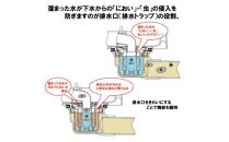洗濯機パン排水口交換キット　XYT　アイボリー