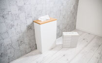 【ホワイト&ナチュラル】ティッシュストッカー&nbsp;&nbsp;AKU101338103