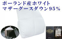 羽毛布団&nbsp;ダブル&nbsp;ポーランド産マザーグース95&nbsp;100番手&nbsp;羽毛掛け布団&nbsp;&nbsp;ダウンパワー470&nbsp;【BE119】