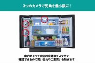 大型冷蔵庫庫内カメラ付き 453L　IRSN-C45A-Bブラック